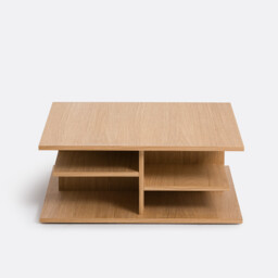 Abac Oak Veneered Coffee Table - thumbnail 3