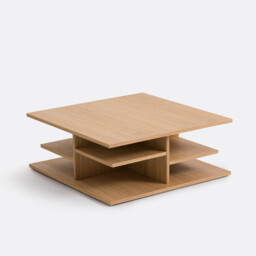 Abac Oak Veneered Coffee Table - thumbnail 1