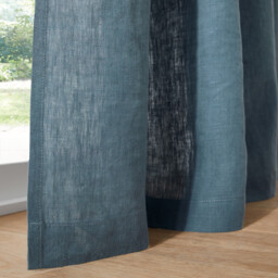 Onega Washed Linen Curtain with Eyelets - thumbnail 3