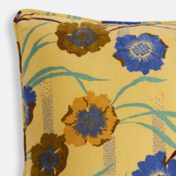 Mowan Printed Cotton Velour Cushion Cover 45x45cm - thumbnail 3