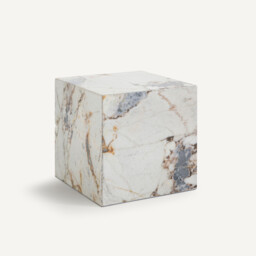 Alcana Marble Cube Side Table - thumbnail 1