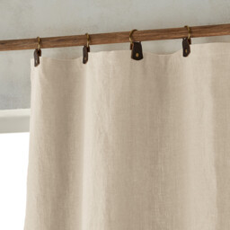 Private Lined Washed Linen Curtain - thumbnail 2
