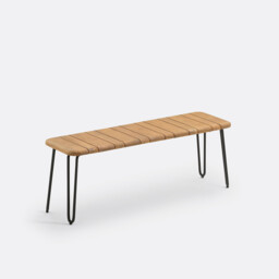 Spritz Acacia Folding Garden Bench - thumbnail 1