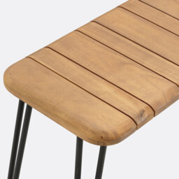 Spritz Acacia Folding Garden Bench - thumbnail 4