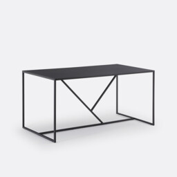 Abby 6-Seater Rectangular Iron Dining Table