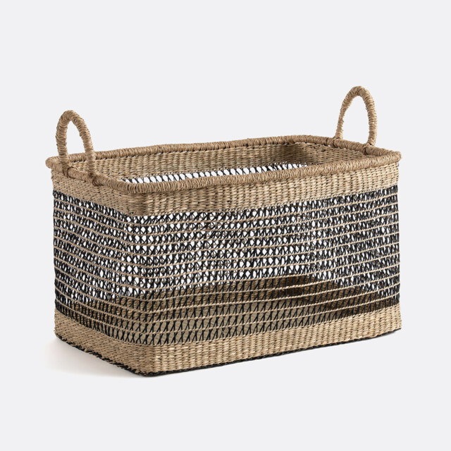 Kezia Rectangular Woven Grass Basket - image 1