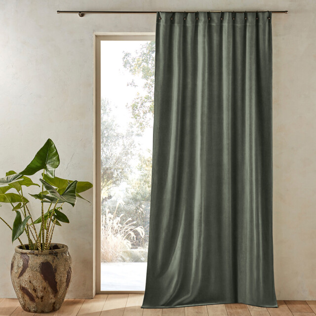 Nyodhi Stonewashed Velvet Curtain - image 1