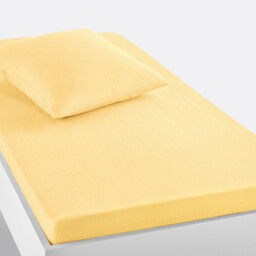 Kumla Children's Plain Cotton Muslin Fitted Sheet