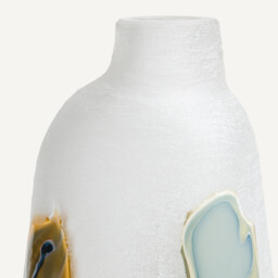 Laga Hand-Blown Glass Vase, H38cm - thumbnail 3