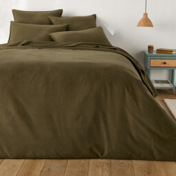 Clara Brushed Cotton Duvet Cover - thumbnail 2