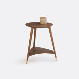 Ronda Vintage Side Table in Walnut Veneer - thumbnail 1