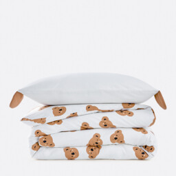 Koala 50% Recycled Cotton Child's Duvet Cover Set with Square Pillowcase - thumbnail 4