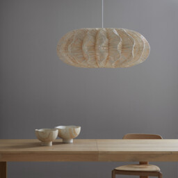 Awan Hanging Lamp in Woven Rattan - thumbnail 3
