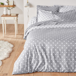 Clarisse Polka Dot Brushed Cotton Fitted Sheet - thumbnail 2