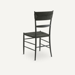 Galia Paper Cord & Solid Oak Chair - thumbnail 4
