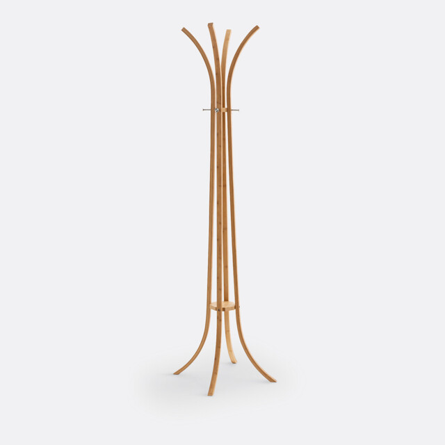 Teepi 4-Spoke Bamboo Coat Rack - image 1