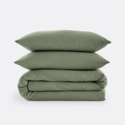 Washed Recycled Polyester Microfibre Bed Set - thumbnail 4
