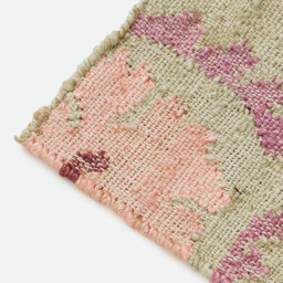 Izild Floral Print 80% Jute Hand Woven Rug - thumbnail 4