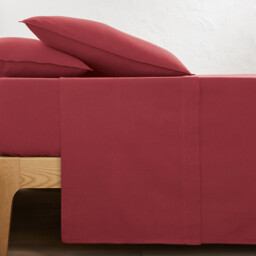 Clara Brushed Cotton Flat Sheet