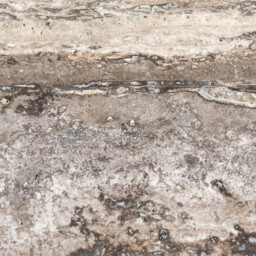 Mahaut Travertine Top and Metal Console - thumbnail 4