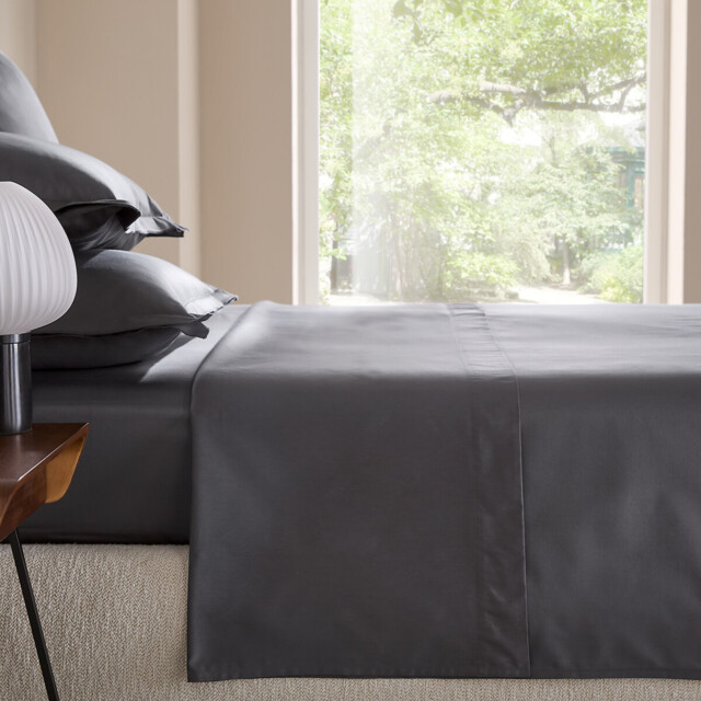 Galor Cotton Satin 400 Thread Count Flat Sheet - image 1