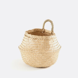 Rixy Woven Straw Ball Basket