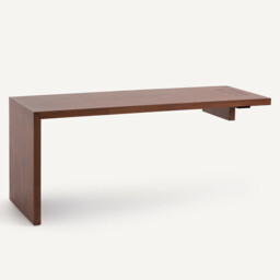Mikube Walnut Veneered MDF Desk Top, Width 175cm - thumbnail 1