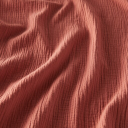 Kumla Cotton Muslin Curtain Panel - thumbnail 4