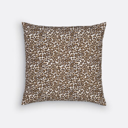Aretha Leopard Print 45 x 45cm 100% Cotton Cushion Cover