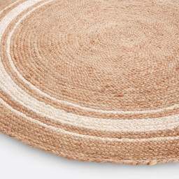 Aftas Round 100% Jute Rug - thumbnail 4