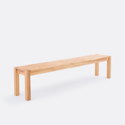 Adélita Solid Oak Bench, L200cm