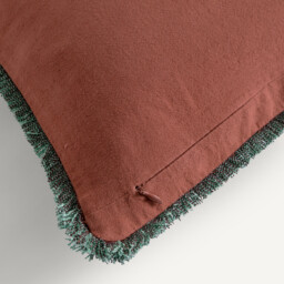 Sorine Embroidered Linen/Cotton Cushion Cover - thumbnail 4