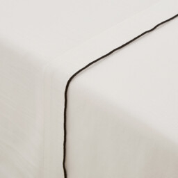 Victor Plain Washed Cotton Satin 300 Thread Count Flat Sheet - thumbnail 2