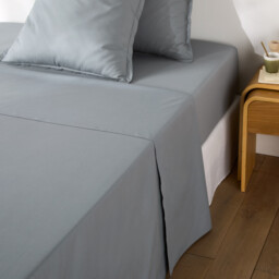 Scenario Plain Cotton Percale 200 Thread Count Flat Sheet - thumbnail 2