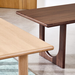 Douve 6-8 Seater Dining Table in Walnut Veneer - thumbnail 3