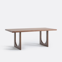 Douve 6-8 Seater Dining Table in Walnut Veneer - thumbnail 1