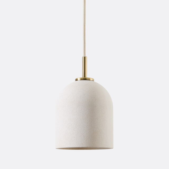 Bolodia Ceiling Light in Papier Mâché Effect and Brass Ø15cm - image 1