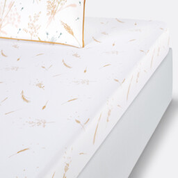 Graminée Floral Cotton Fitted Sheet - thumbnail 1