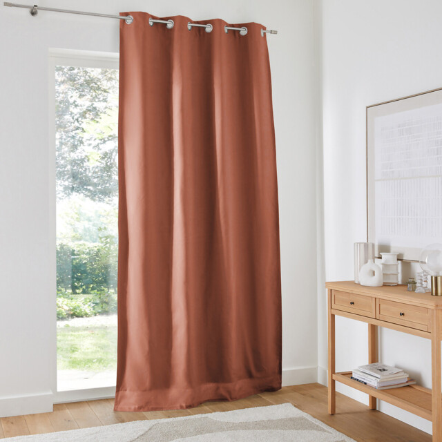 Scenario Cotton Blackout Curtain with Eyelets - image 1
