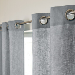 Private Washed Linen Curtain with Eyelets - thumbnail 3