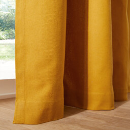 Panama Plain Eyelet Curtain in Woven Cotton - thumbnail 3
