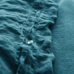 Linot Plain 100% Washed Linen Duvet Cover - thumbnail 4