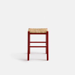 Perrine Solid Beech Farmhouse Stool - thumbnail 3