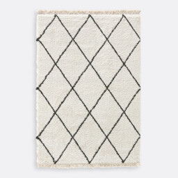 Jiraya Fringed Berber-Style Rug - thumbnail 3