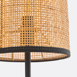 Cara Metal & Cane Wall Light - thumbnail 3