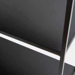 Miva Dual Purpose Bookcase in Steel - thumbnail 3