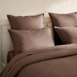Sabbal Washed Cotton Percale 300 Thread Count Pillowcase - thumbnail 3