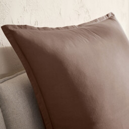 Sabbal Washed Cotton Percale 300 Thread Count Pillowcase - thumbnail 4