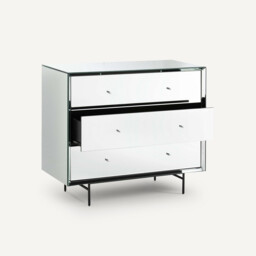 Khonsou Mirrored Chest of Drawers - thumbnail 4