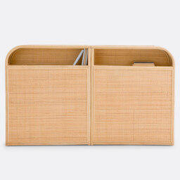 Ladara Rattan Storage Headboard - thumbnail 3
